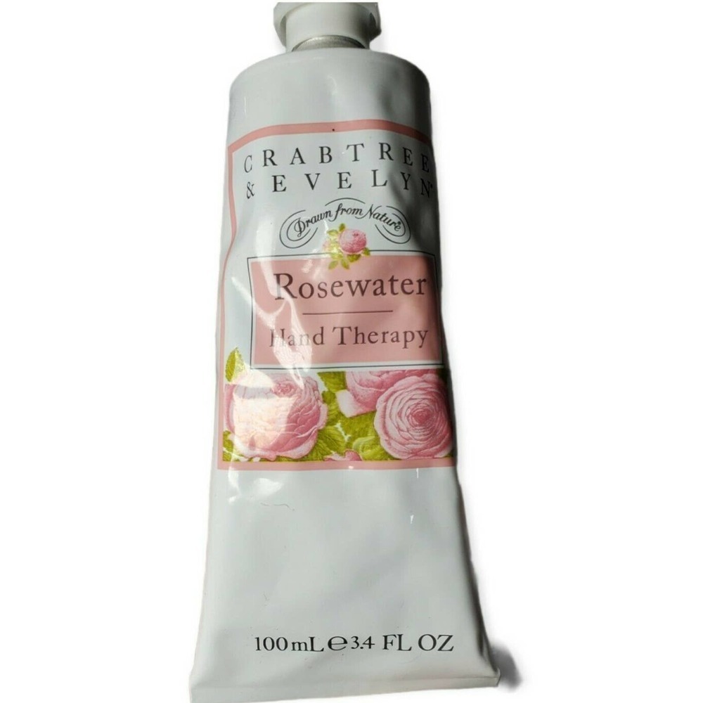Crabtree & Evelyn ROSEWATER Hand‎ Therapy 3.4oz 100ml ORIGINAL FORMULA Vintage